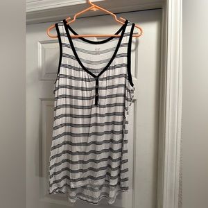 Ana tank top XL, striped